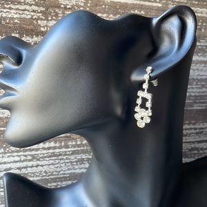 Vintage Rhinestone Drop Earrings